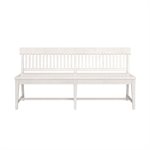 DINING BENCH - WEATHERED WHITE