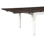 EXTENSION DINING TABLE W / 2 20" LEAVES