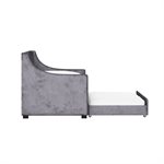 COMPLETE DAYBED W / TRUNDLE - CHARCOAL