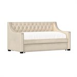 COMPLETE DAYBED W / TRUNDLE - CHAMPAGNE