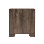 2 DRAWER NIGHTSTAND - BROWN