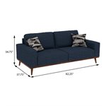 SOFA W / 2 PILLOWS - NAVY