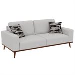 SOFA W / 2 PILLOWS - WHITE