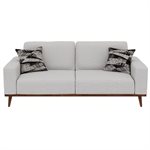 SOFA W / 2 PILLOWS - WHITE