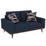 LOVESEAT W / 2 PILLOWS - NAVY