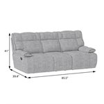 MANUAL SOFA - GRAY