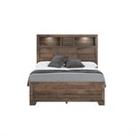 COMPLETE FULL BED - BROWN