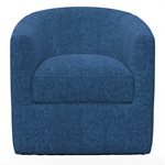 SWIVEL CHAIR - NAVY TEXTURED