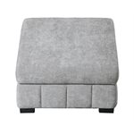 STORAGE OTTOMAN - GRAY