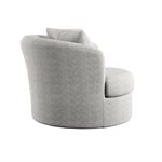 SWIVEL CHAIR W / 2 PILLOWS - GRAY