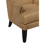ACCENT CHAIR-LIGHT BROWN
