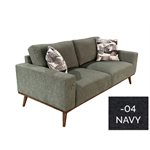 SOFA W / 2 PILLOWS - NAVY