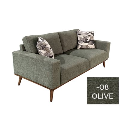 SOFA W / 2 PILLOWS - OLIVE