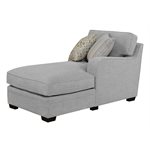 RSF CHAISE W / 2 PILLOWS-LIGHT GREY
