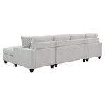 RSF CHAISE W / 2 PILLOWS-GREY