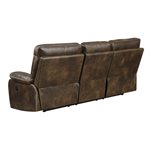 POWER SOFA W / USB POWER OUTLET-BROWN