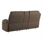 MOTION LOVESEAT W / CONSOLE & USB - BROWN