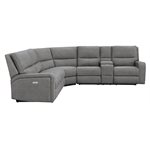 MEDFORD-3PC 3-POWER RECLINING SECTIONAL-CHARCOAL